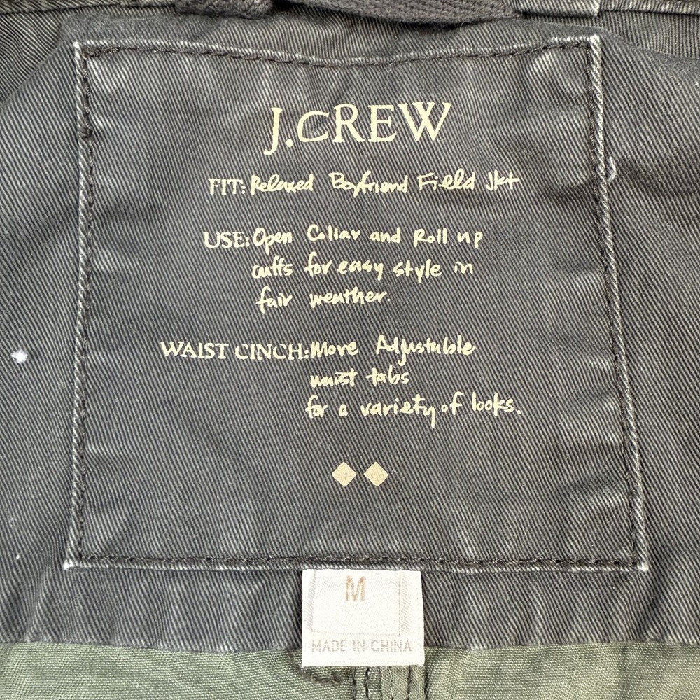 J Crew Field Jacket Mens Medium Bedford Utility Workwear Relaxed Pockets - Picture 6 of 11